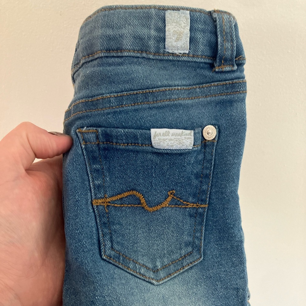 7 For All Mankind Girls Denim Shorts